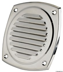 SS louvred vent 125x125 mm 